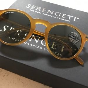 Serengeti Raffaele honey polarized sunglasses